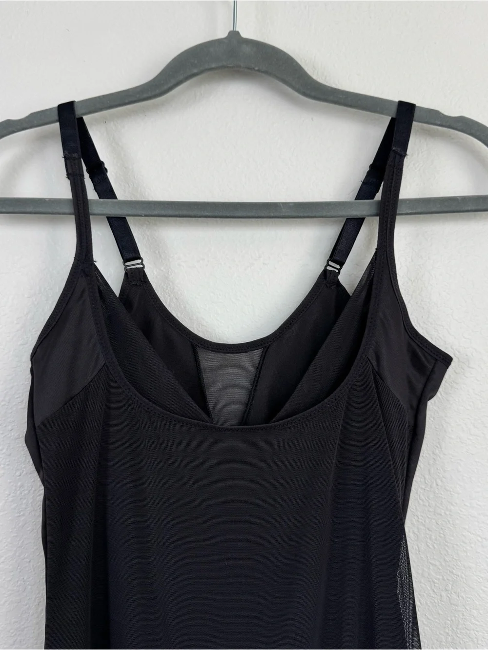 Miraclesuit Womens 2XL Black Sexy Sheer Extra Firm Control Open-Bust Bodysuit